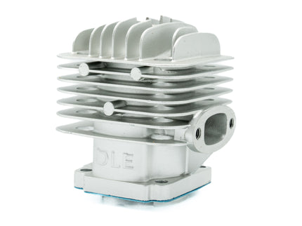 DLE 30CC Cylinder Head on white background
