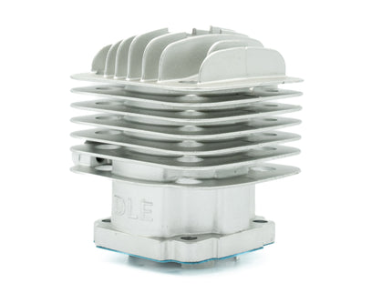 Metallic valve or component on a white background