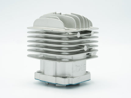 DLE 30CC Cylinder Head on white background
