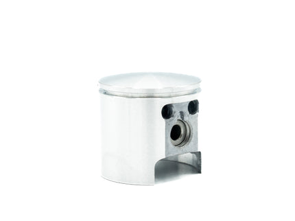 Metal piston on a white background