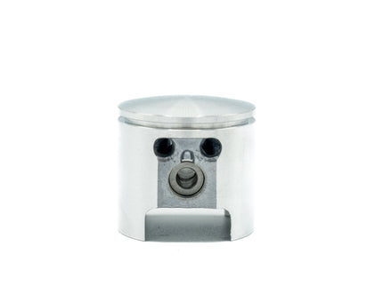 Metal piston on a white background