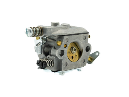 Mechanical engine component on a white background