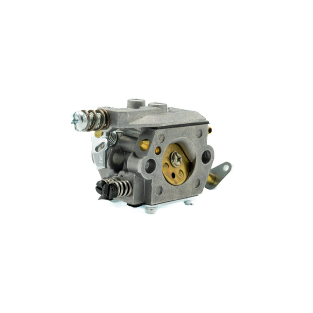 Mechanical engine component on a white background