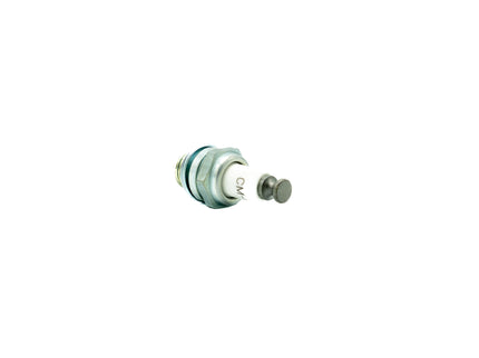 NGK CM6 Spark Plug on white background