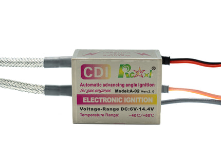 Electronic ignition module with 'CDI' branding on a white background