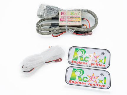 Engine ignition components with Rexi branding on a white background