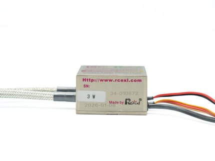 Electronic component with wires on a white background