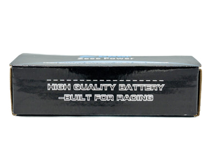 Black battery box with 'High Quality Battery - Built for Racing' text on a white background