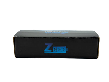 Black box with 'Zee' branding on a white background