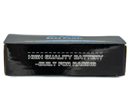Black box with 'Zeee Power' branding and text on a white background