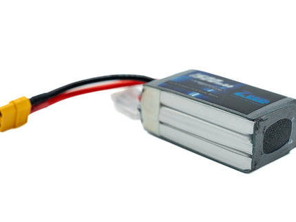 Battery pack with JST connector on a white background