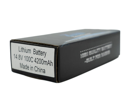 Lithium polymer battery with Zeee branding on a white background