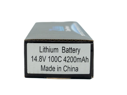 Lithium polymer battery with Zeee branding on a white background