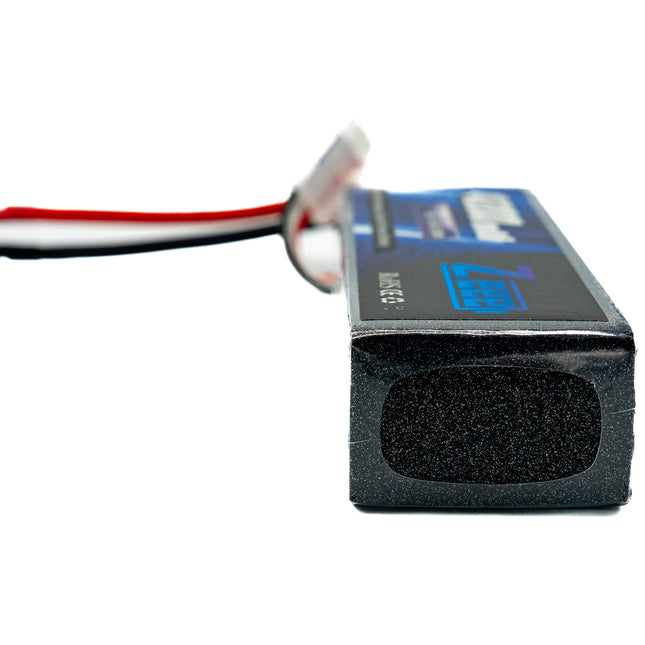 Lithium polymer battery with Zeee branding on a white background
