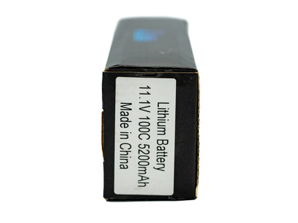 Lithium battery with specifications on a white background