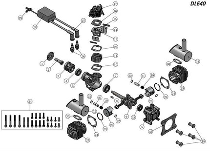 DLE 40 Twin Gas Engine