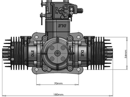 DLE 40 Twin Gas Engine