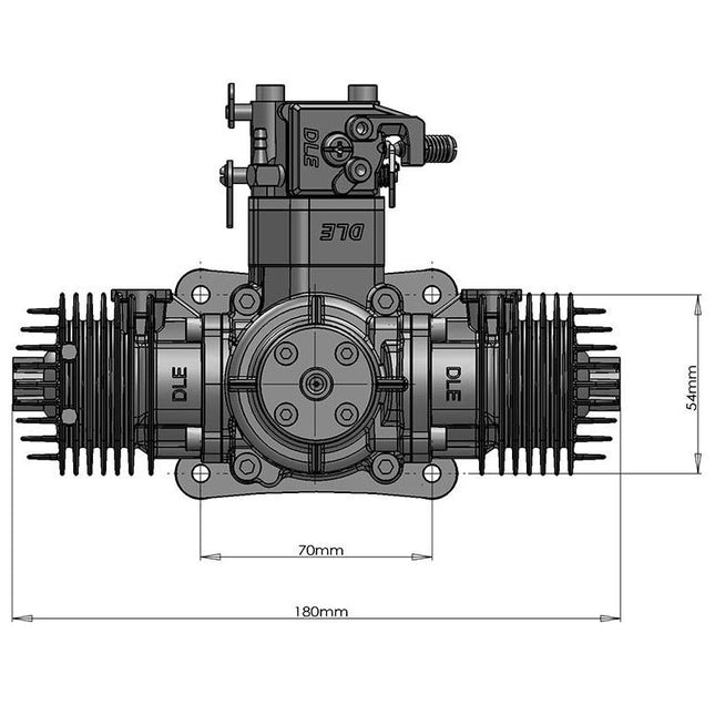 DLE 40 Twin Gas Engine