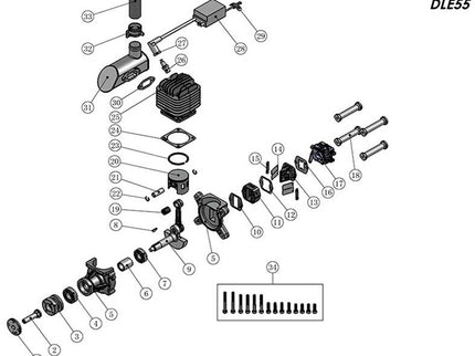 DLE 55 Petrol Engine