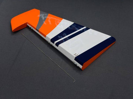 Colorful rudder object on a gray background