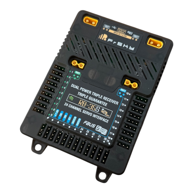 FrSky RB-35S Dual Power Redundancy Bus with Advanced Stabilisation