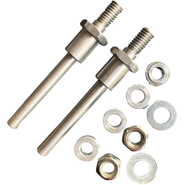 Extreme Flight 50-70cc Airframes Axle Set w/ notch
