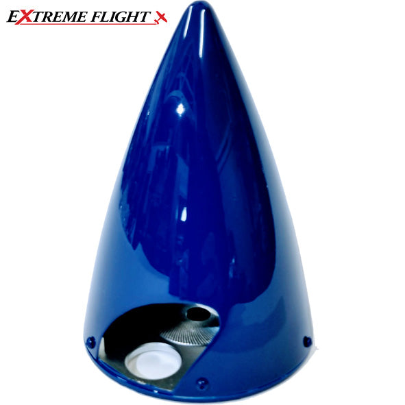 Extreme Flight 4" Carbon Spinner Blue