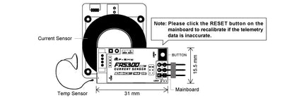 FrSky ADV FAS300 Current Sensor – 300A FBUS/S.Port Telemetry