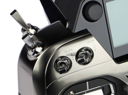 Futaba T26SZ Pro 26‑Channel Air Radio switches and buttons on a white background