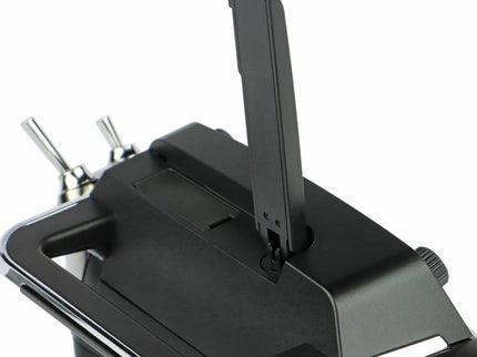 Close-up of Futaba T26SZ Pro 26‑Channel Air Radio on a white background