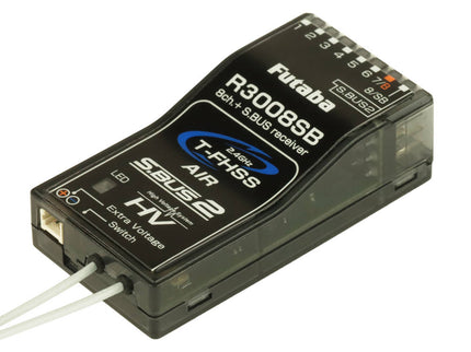 Futaba R3008SB T-FHSS 8/18-Channel Receiver (S-Bus / S-Bus2 Telemetry)