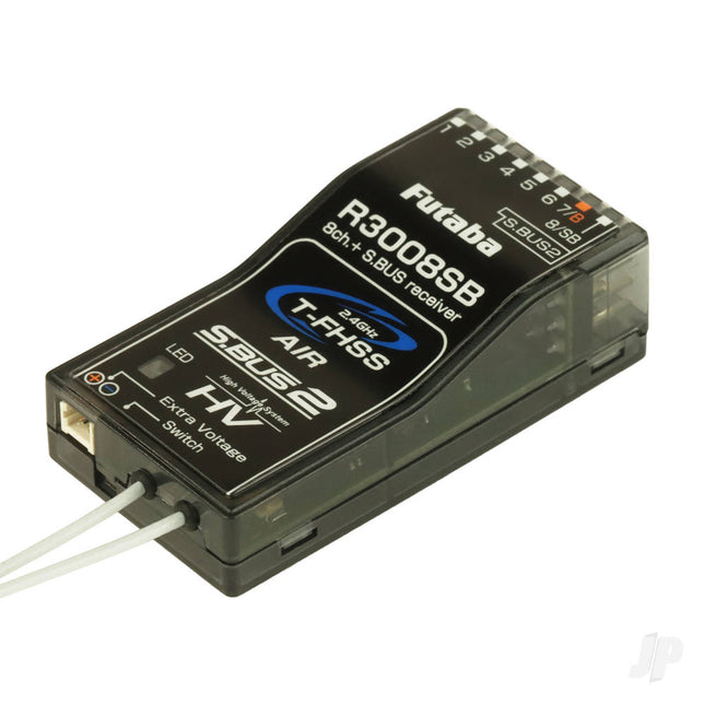 Futaba R3008SB T-FHSS 8/18-Channel Receiver (S-Bus / S-Bus2 Telemetry)