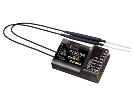 R7308SB 8-Channel (PWM) Air Receiver (26-Channel S.BUS) FASSTest - High Gain Aerials