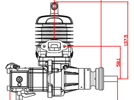 Great Power GP38 Gas Engine