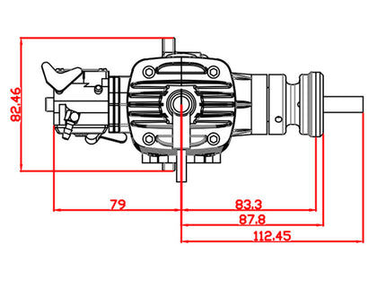 Great Power GP38 Gas Engine