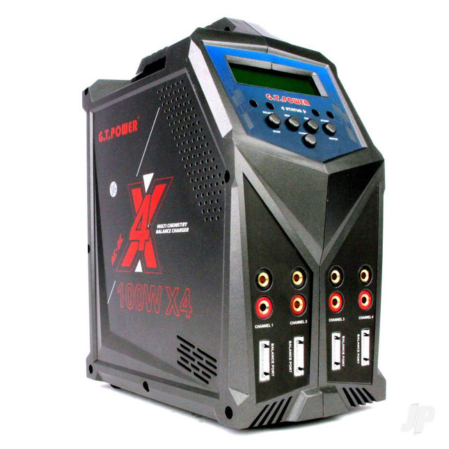 GT Power X4 Charger 4×100W Multi-Chemistry Charger (UK)
