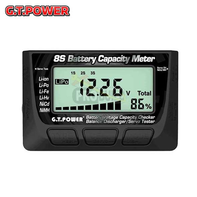 GT 8S Battery Capacity Meter