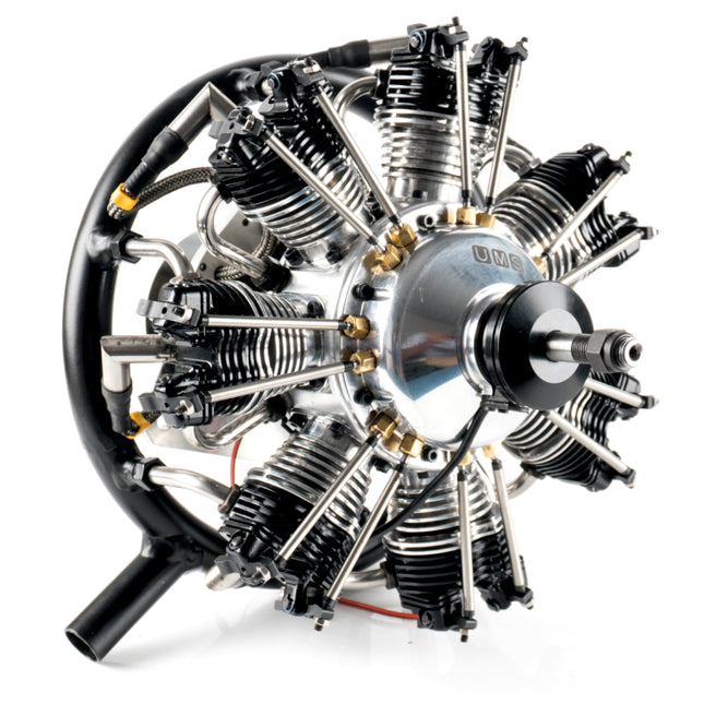 UMS 7-Cylinder 90cc Petrol Radial Engine – 4-Stroke Scale Aircraft Powerplant