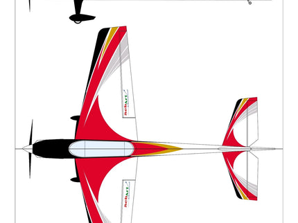 SebArt Agel S F3A 50E ARF F3A 62.2" V2 - White/Red