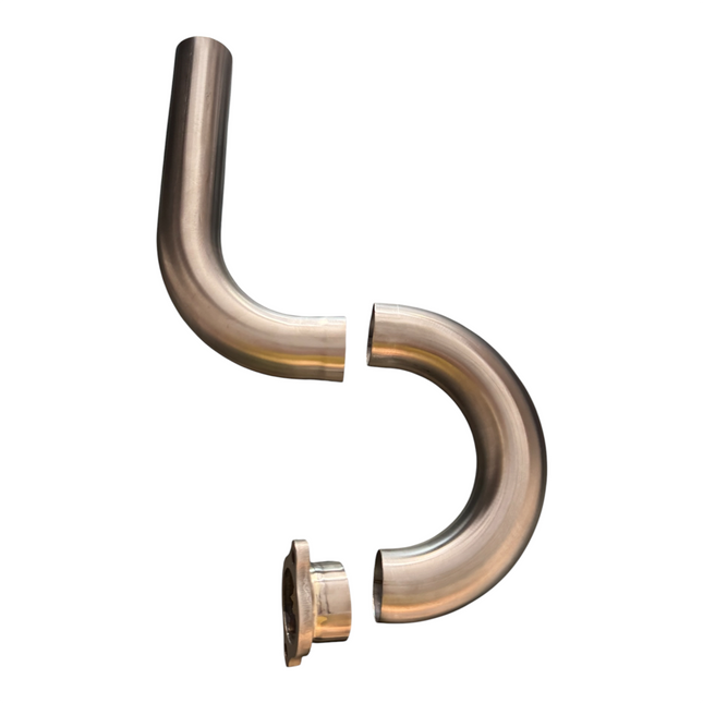 MTW 28mm Easy-to-Adjust Double Bend Header for DA85 Engine | Solder-Ready Exhaust Header (Copy)