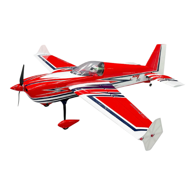 SKYWING 67"Laser 260 90E V3 - Red 3D Aerobatic RC Aircraft ARTF