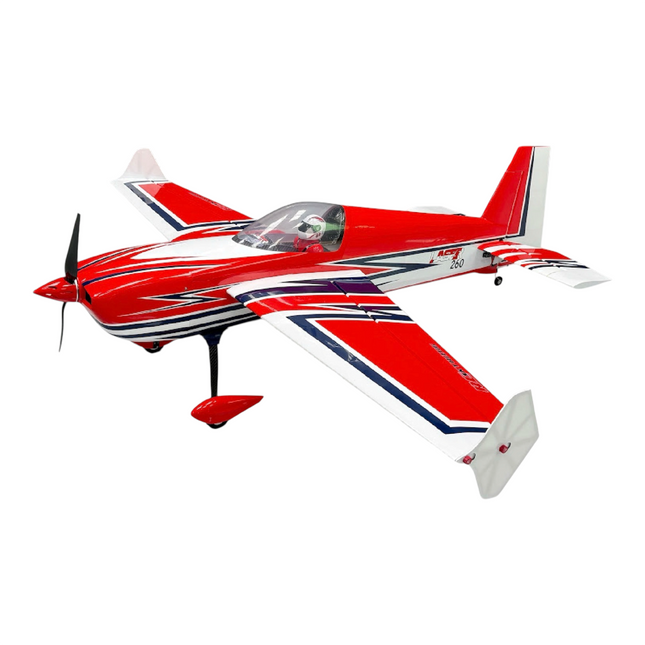 SKYWING 67"Laser 260 90E V3 - Red 3D Aerobatic RC Aircraft ARTF