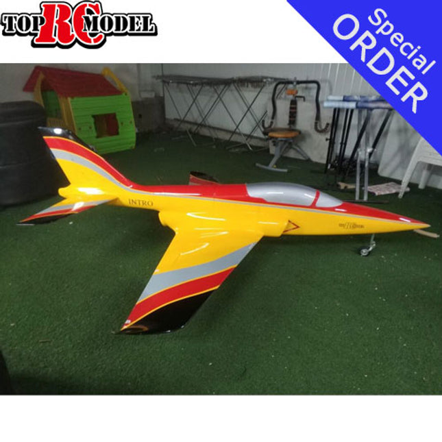 TopRC Model Trainer Into Sport Jet 86" Yellow/Red/Black