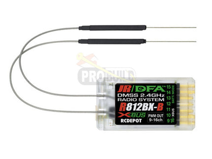 JR Propo  RG812BX-B DMSS Extended Channel (9-16) Receiver