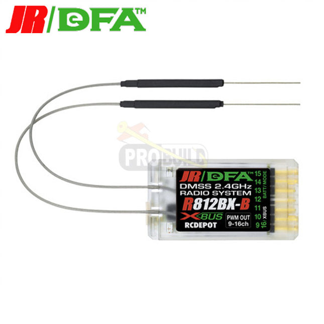 JR Propo  RG812BX-B DMSS Extended Channel (9-16) Receiver