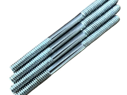 KUZA Stainless Steel Pushrods (2x30mm) – For 59–62in RC Aircraft (4pcs)