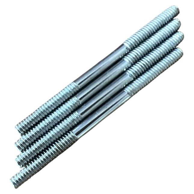 KUZA Stainless Steel Pushrods (2x30mm) – For 59–62in RC Aircraft (4pcs)