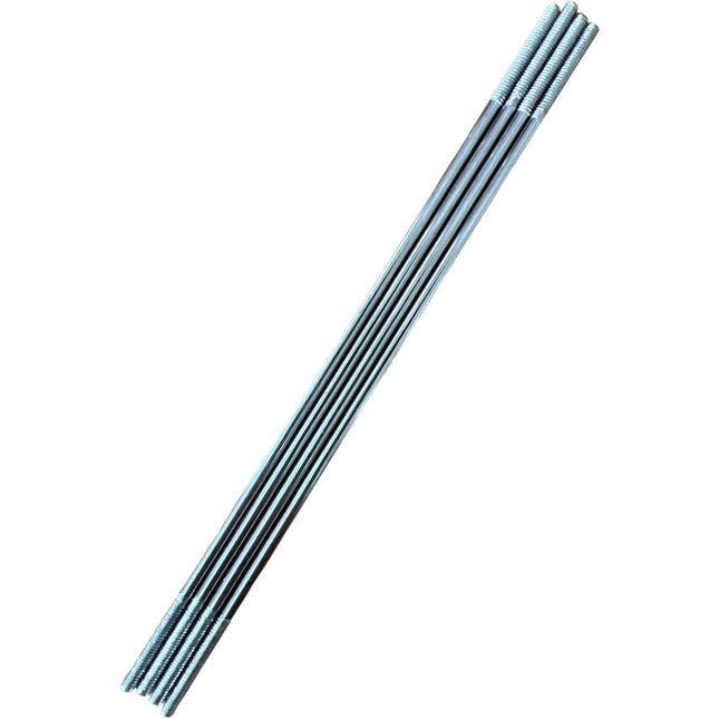 KUZA Stainless Steel Pushrods (2x100mm) – For 59–62in RC Aircraft (4pcs)