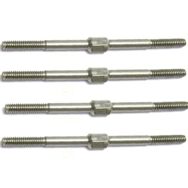 Kuza linkage 2.5x60mm stainless L/R thread 4 pieces. 4.5mm hex