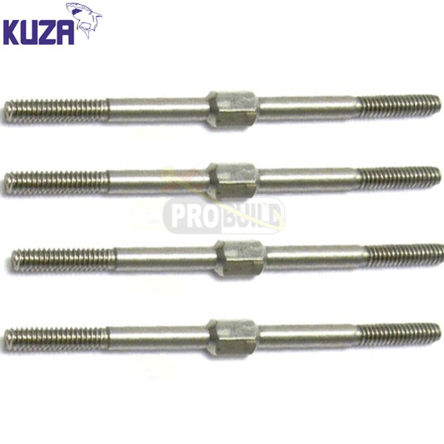 Kuza linkage 3x112mm stainless L/R thread 4pcs. 4.5mm hex